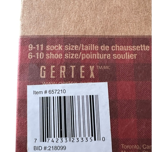 Great Northern Ladies Cabin Boot Socks – Plaid – Size 5–10 – New - Picture 10 of 11